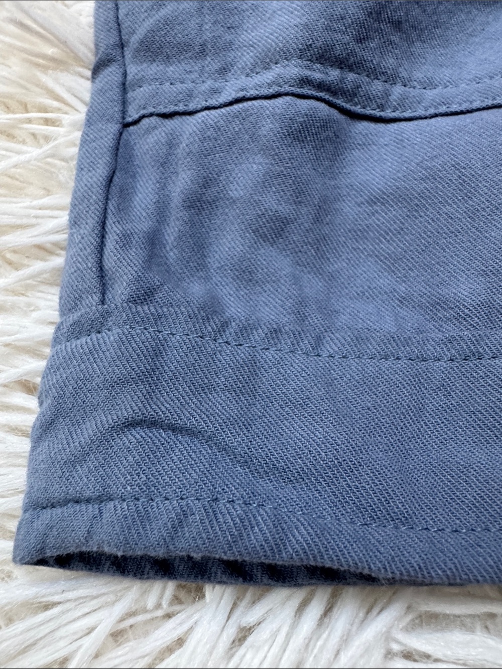 Boutique Drawstring Elastic Waist Shorts  💗 Blue - Picture 8 of 12